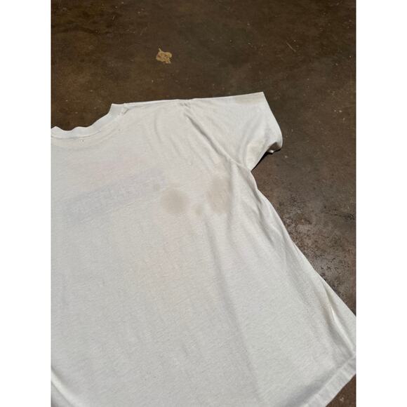 VTG '87 Aged to Perfection Clearly a Classic Age Humor White S/S T-Shirt Sz L - Picture 4 of 16